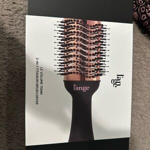 Lange Le Volume 75MM Titanium Brush Dryer - Black & Gold